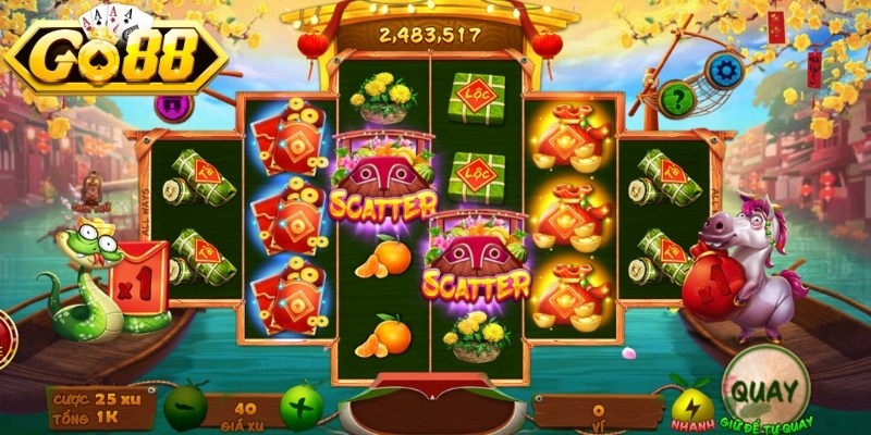 Giới thiệu game nổ hũ Sắc Xuân Chợ Tết GO88 độc đáo